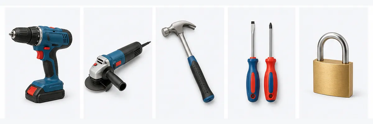 Sélection d'outillage professionnel